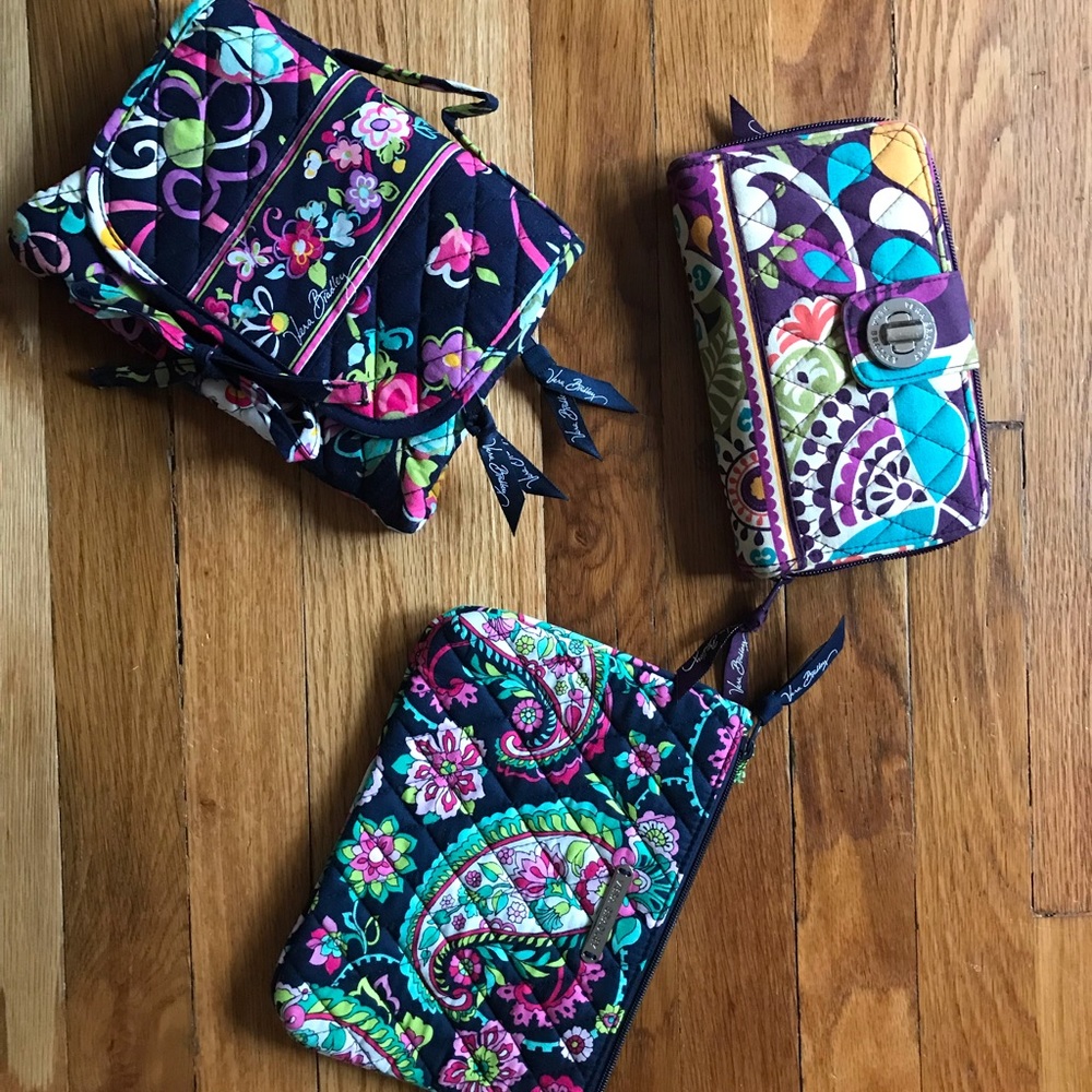 Lot of three Vera Bradley bags